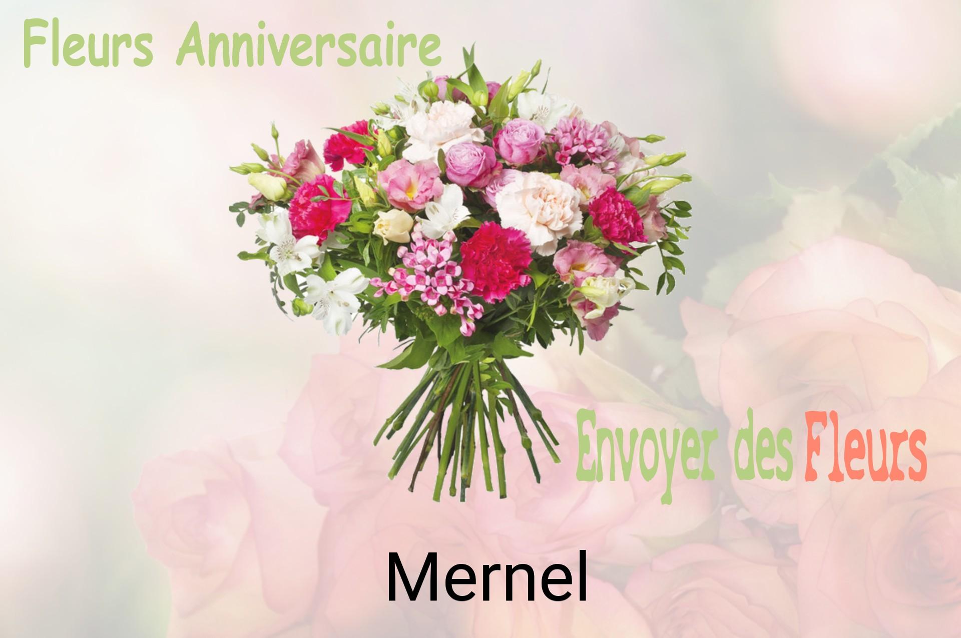 Bouquet de fleurs d’anniversaire livré à Mernel